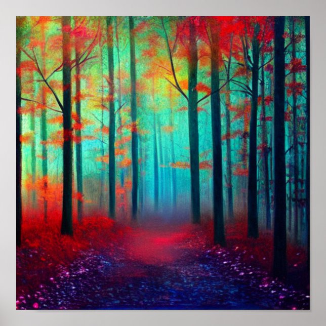 Poster de madeira viva (Frente)