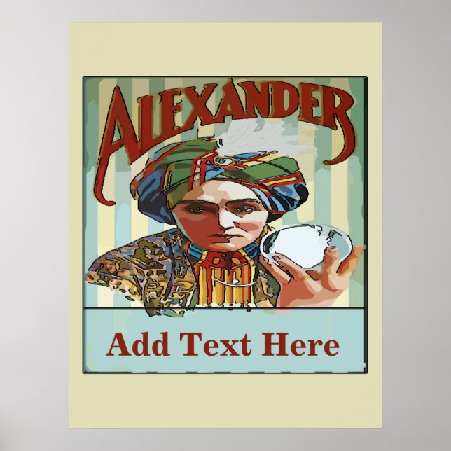 Poster de mago Vintage (Frente)