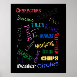 Poster de Mahjong Words