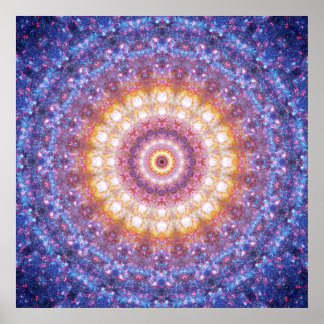 Poster de Mandala Cósmico - Poster de Meditação