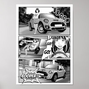 Poster de Manga Mini Cooper