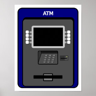 POSTER de Máquina ATM
