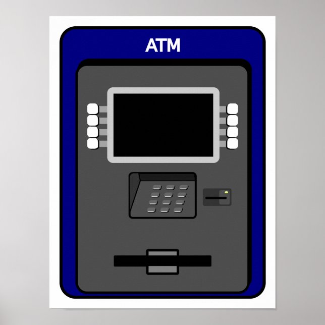 POSTER de Máquina ATM (Frente)