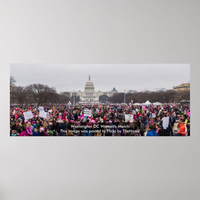 Poster de março de 2017 da Washington DC Women (Frente)