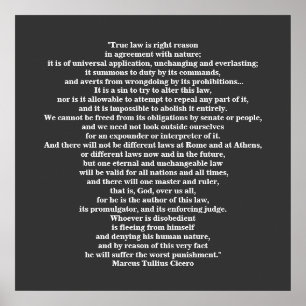 POSTER de Marcus Tullius Cicero