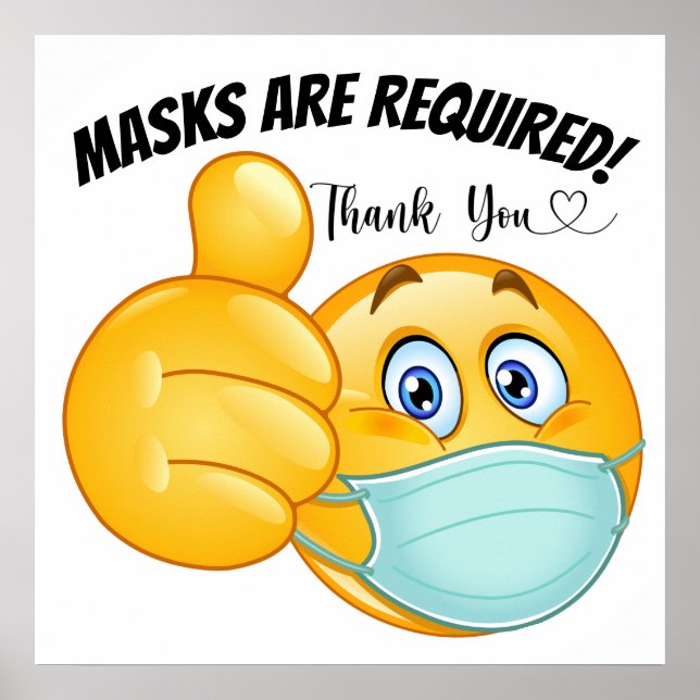 POSTER DE MÁSCARA COVID (Frente)