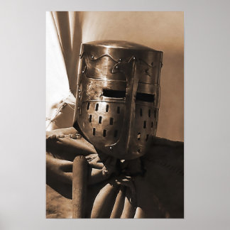 poster de máscara medieval