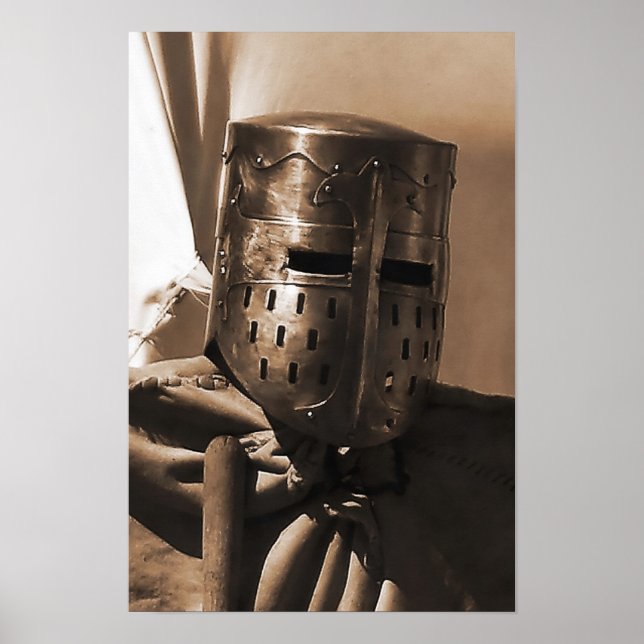 poster de máscara medieval (Frente)