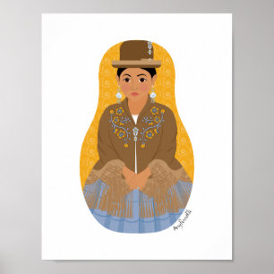 Poster de Matryoshka Boliviana Aymara