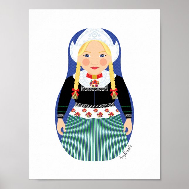Poster de Matryoshka Holandês (Frente)