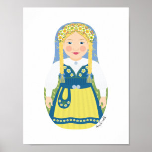 Poster de Matryoshka Sueca