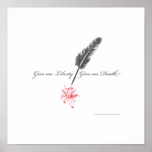 Póster Dê-me a liberdade ou dê-me a morte