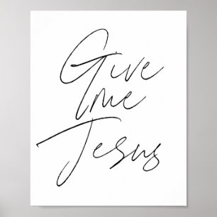 Poster Dê-me Jesus Script