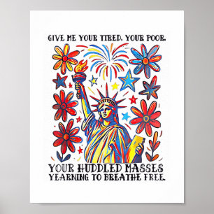 Poster Dê-Me Sua Má Estátua De Liberdade