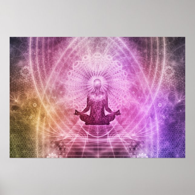 poster de meditação mental (Frente)
