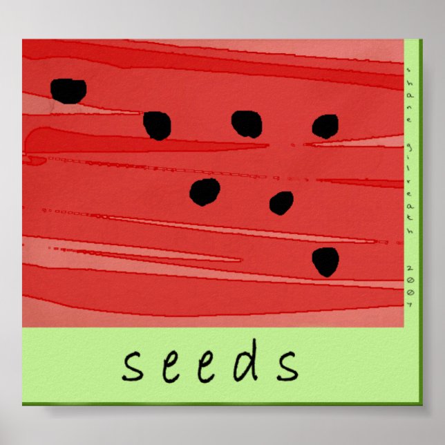 Poster de melancia (Frente)