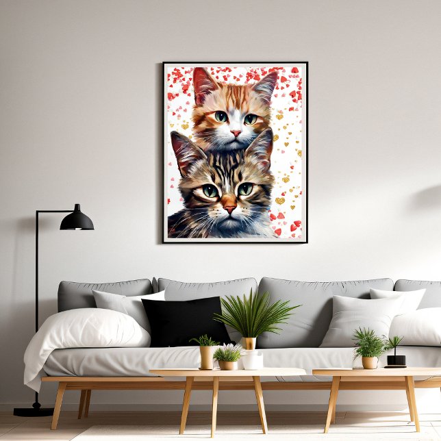 Poster de melhores amigos de gatos (Cats Best Friends Poster)