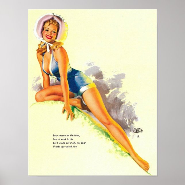 Poster de Menina Clássica (Frente)