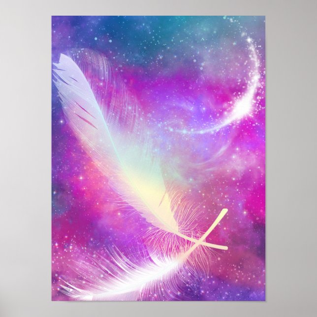 Poster de Mensagem Cósmica (Frente)