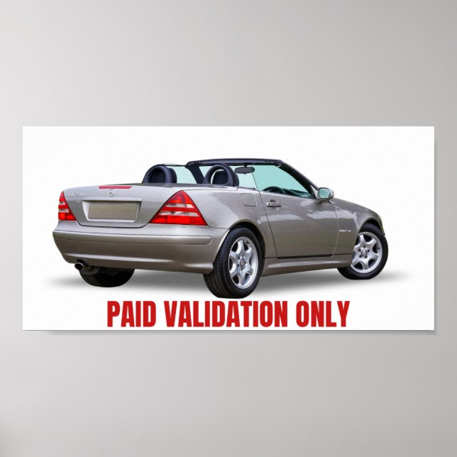 Poster de Mercedes Luxury (Frente)