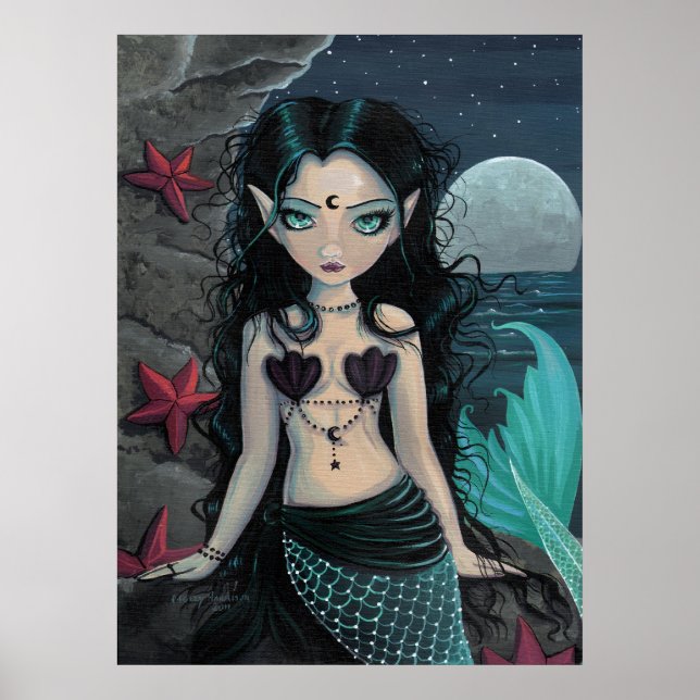 Poster de Mermaid de Pérola Escura (Frente)