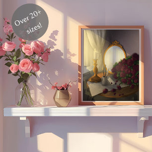 Poster de Mesa de Escrevendo Vintage