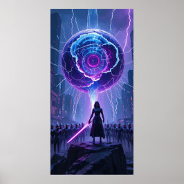 Poster de Metamorfosis Sci-Fi - Guerreiro Fúturo