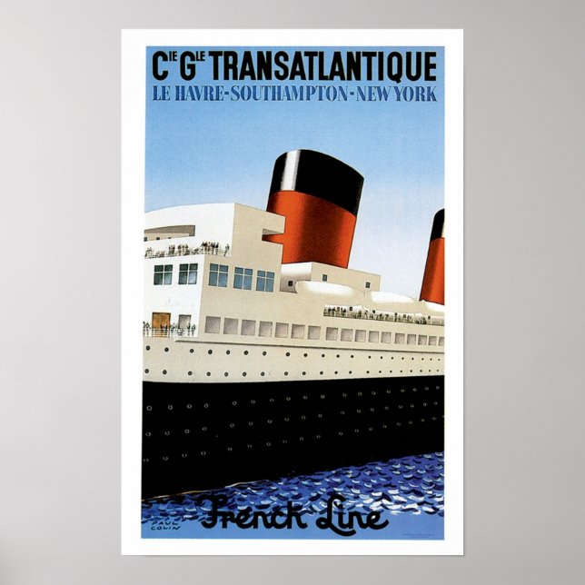 Poster de Midships da Linha Francesa (Frente)