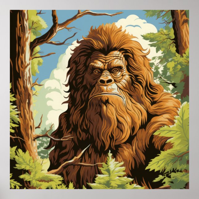 Poster de Mistério Bigfoot (Frente)