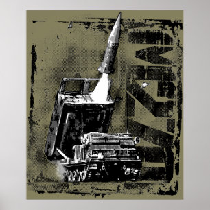 Poster de Modelo WT de papel posterpaper M270 MLRS