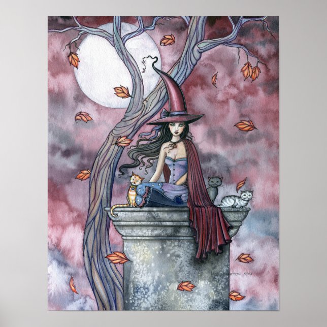 Poster de Molly Harrison de Bruxa de Halloween (Frente)