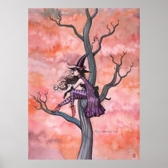 Poster de Molly Harrison de Bruxa de Halloween (Frente)
