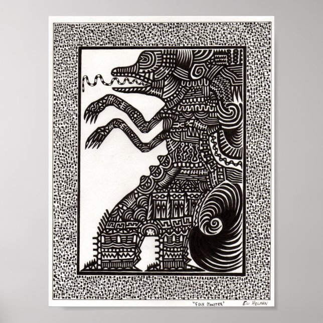 Poster de Monstro do Folk (Frente)