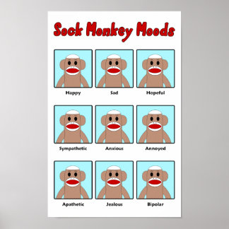 Poster de Moods de Macaco Sock