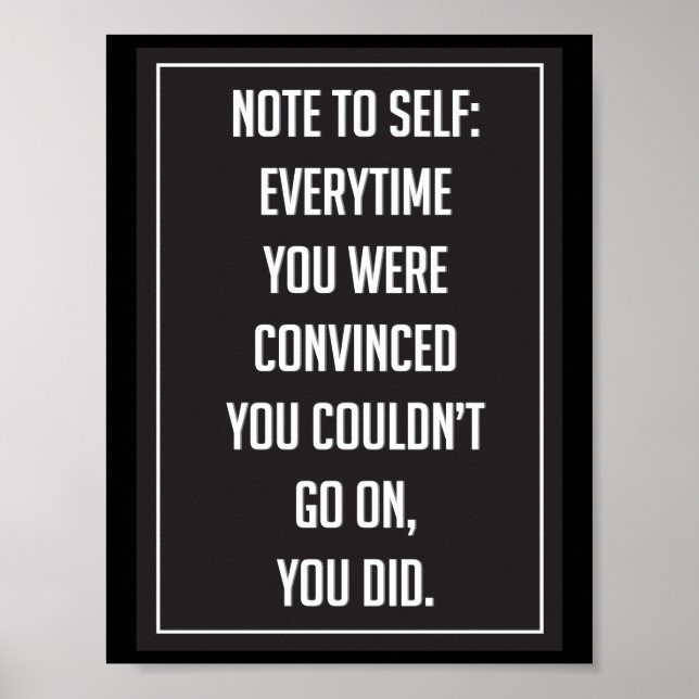 Poster de Motivação (Frente)