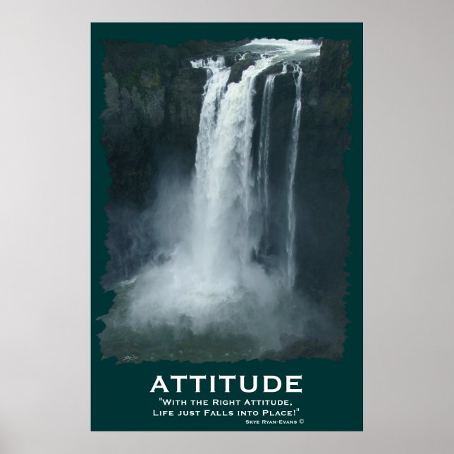Poster de Motivação da Caipira Snoqualmie (Frente)