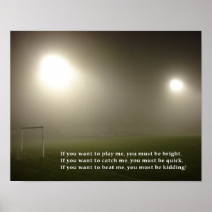 Poster de Motivação de Estrela de Futebol