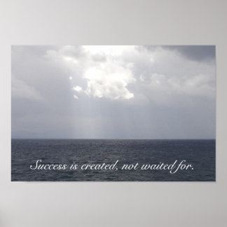 Poster de Motivação de Êxito