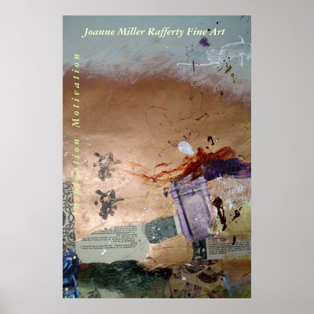 Poster de Motivação de Inspiração (Frente)