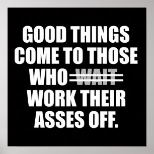 Poster de Motivação de Trabalho