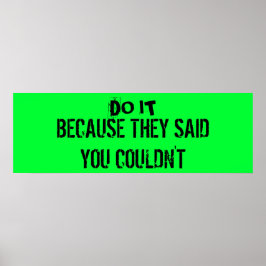 Poster de Motivação de Workout