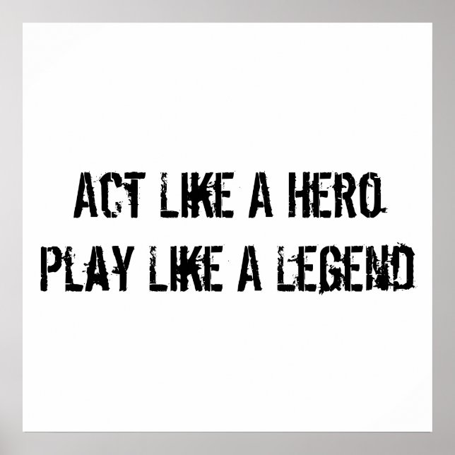 Poster de motivação desportiva (Frente)