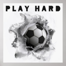 Poster de Motivação do Futebol de futebol