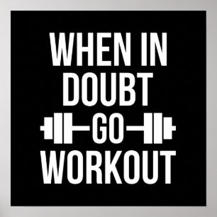 Poster de Motivação do Workout