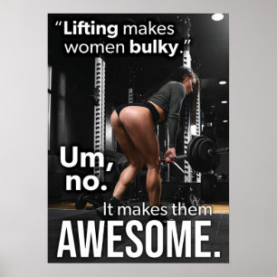 Poster de Motivação do Workout