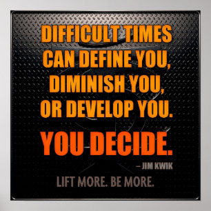 Poster de Motivação do Workout