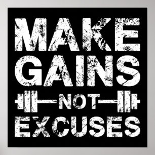 Poster de Motivação do Workout