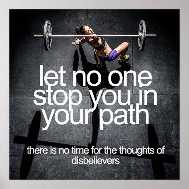 Poster de Motivação do Workout (Frente)