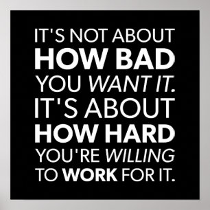 Poster de Motivação do Workout