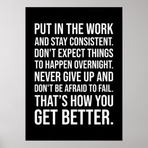 Poster de Motivação do Workout